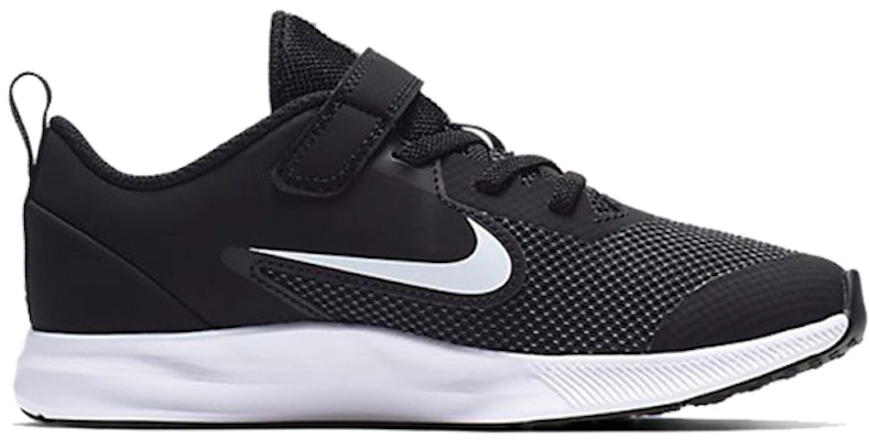 Preschool Nike Downshifter 9 Black White AR4138 002 AR4138