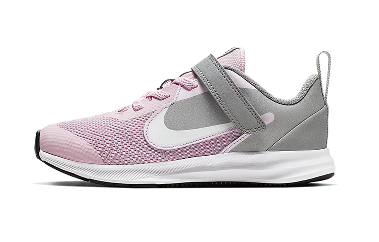 Buy 中童 Nike Downshifter 9 低筒 兒童跑步鞋 灰粉