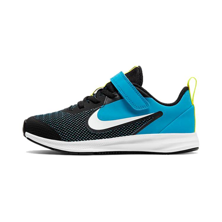 (Preschool) Nike Downshifter 9 Black/Blue AR4138-014