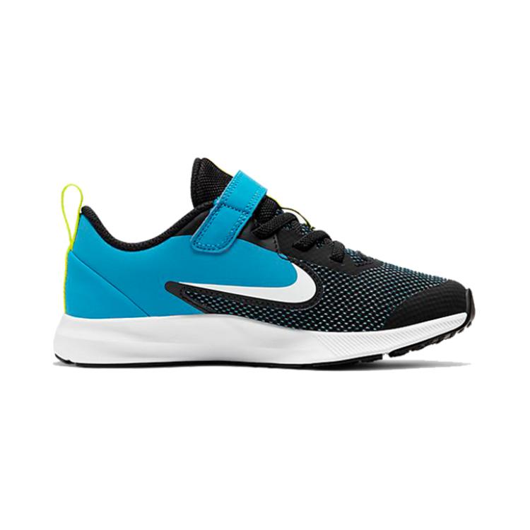 (PS) Nike Downshifter 9 Black/Blue 圖 2
