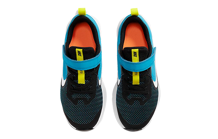 (PS) Nike Downshifter 9 Black/Blue 圖 3