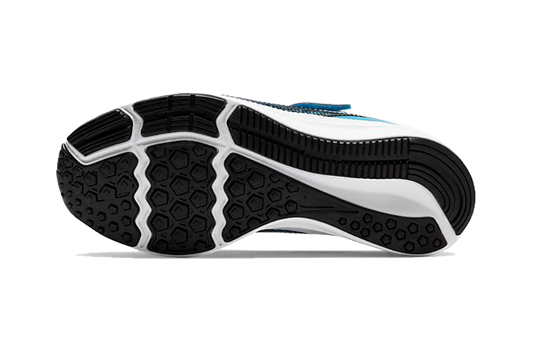 (PS) Nike Downshifter 9 Black/Blue 圖 4
