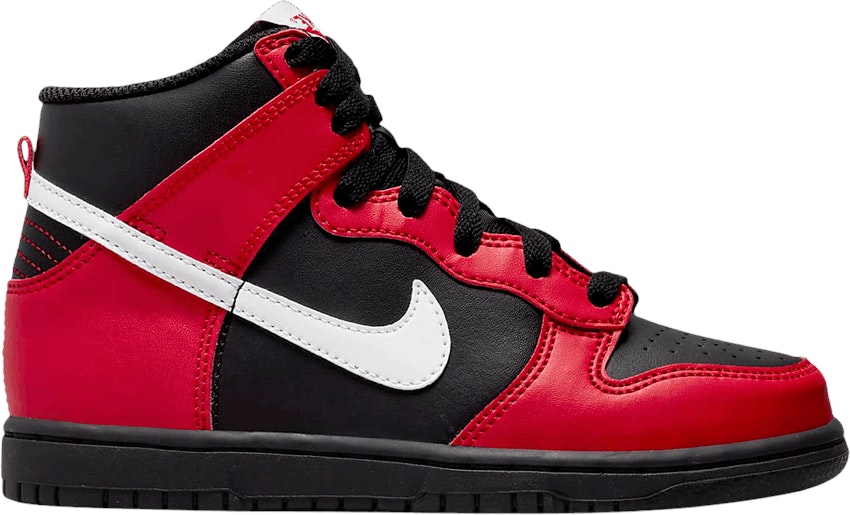 (Preschool) Nike Dunk High 'Black University Red' DD2314‑003 - DD2314 ...
