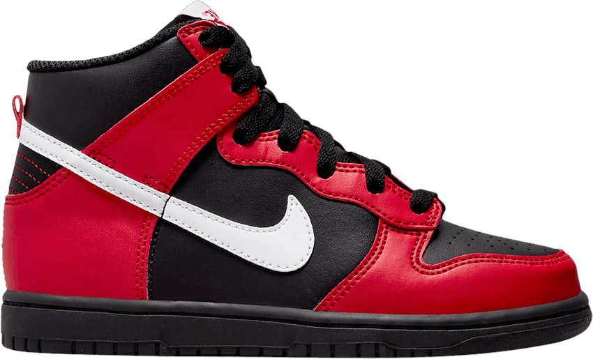 (Preschool) Nike Dunk High 'Black University Red' DD2314-003 - DD2314-003 - Novelship