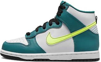 (Preschool) Nike Dunk High 'Bright Spruce Volt' DD2314-109 (Preschool) Nike Dunk High 'Bright Spruce Volt' DD2314-109