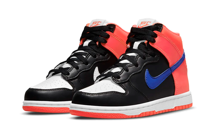 Lookbook (PS) Nike Dunk High ''Knicks'' Blau Orange DD2314-001