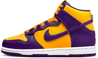 (Preschool) Nike Dunk High 'Lakers' DZ4455-500 (Preschool) Nike Dunk High 'Lakers' DZ4455-500