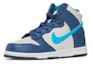Lookbook (PS) Nike Dunk High 'Light Bone Diffused Blue' (Tulang Muda Biru Tersebar) DD2314-006