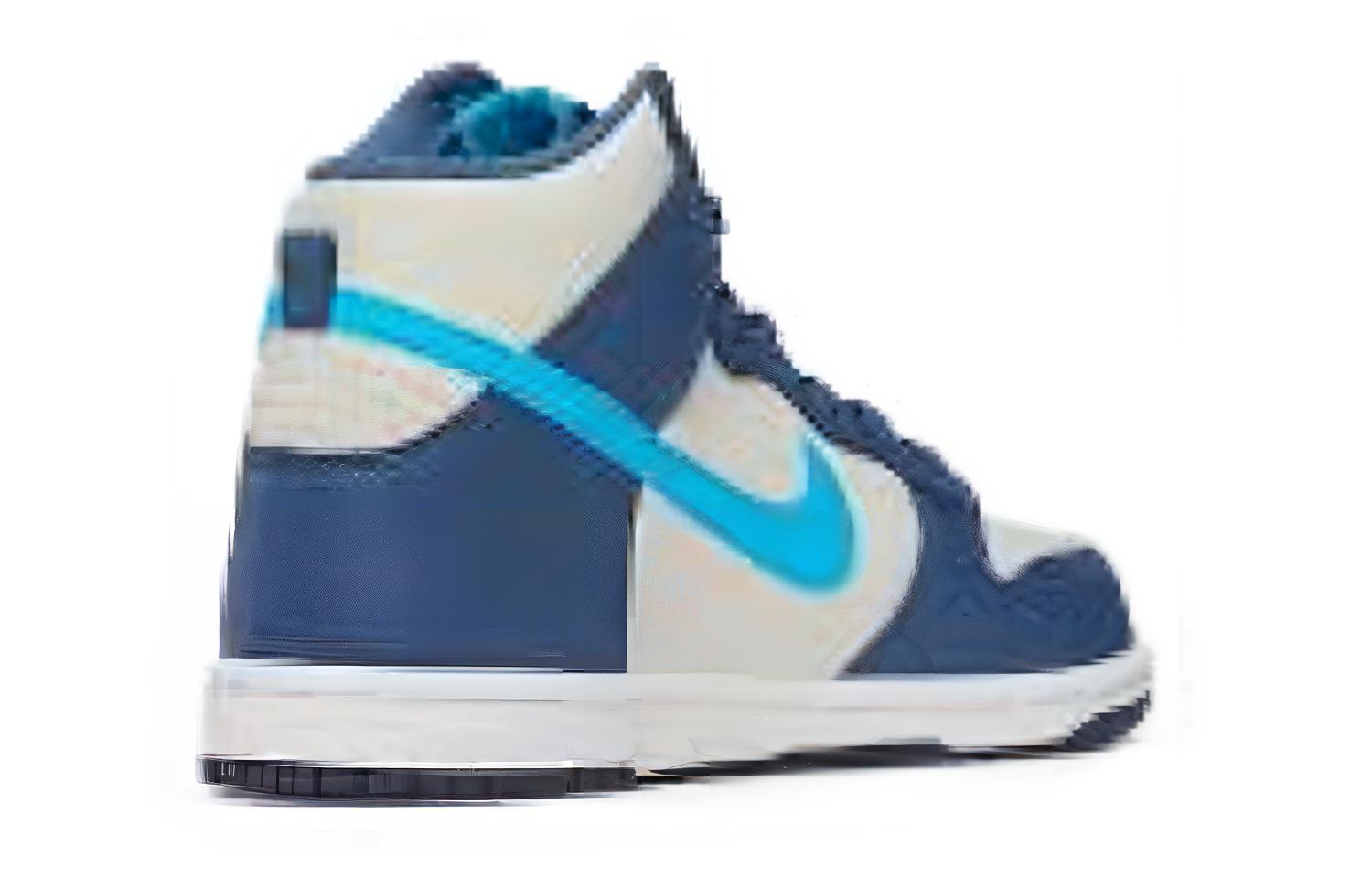 Shop (PS) Nike Dunk High 'Light Bone Diffused Blue' (Tulang Muda Biru Tersebar) DD2314-006