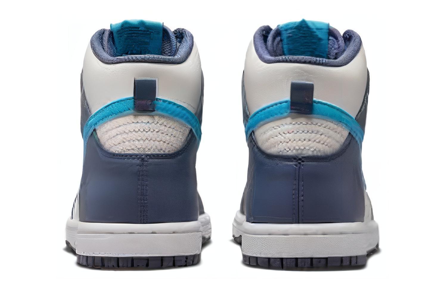 Details for (PS) Nike Dunk High 'Light Bone Diffused Blue' (Tulang Muda Biru Tersebar) DD2314-006