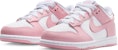 (PS) 나이키 덩크 로우 화이트 미디엄 소프트 핑크 FB9108-125