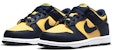 (PS) Nike Dunk Low 'Michigan' 2021 Lelaki/Wanita Sneakers CW1588-700
