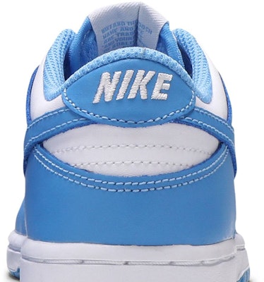 (Preschool) Nike Dunk Low 'University Blue' CW1588-103 Sizing (Preschool) Nike Dunk Low 'University Blue' CW1588-103