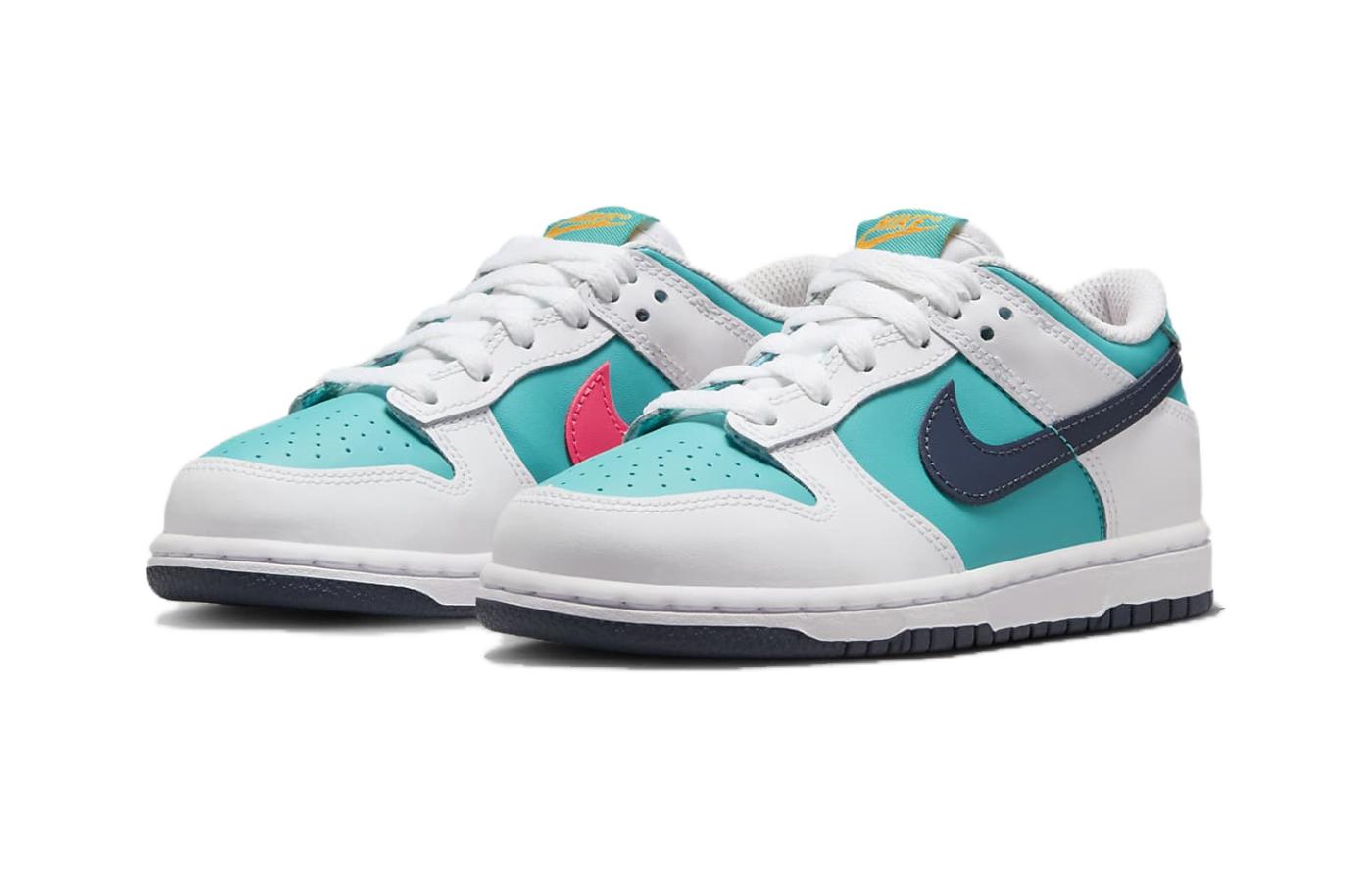 Lookbook (PS) Nike Dunk Low BP 'Dusty Cactus Thunder Blue' Sneakers Anak-Anak HF4795-345