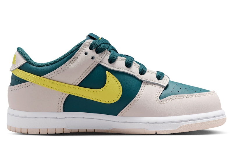 (Preschool) Nike Dunk Low Dark Teal Green Sonic Yellow FB9108-303