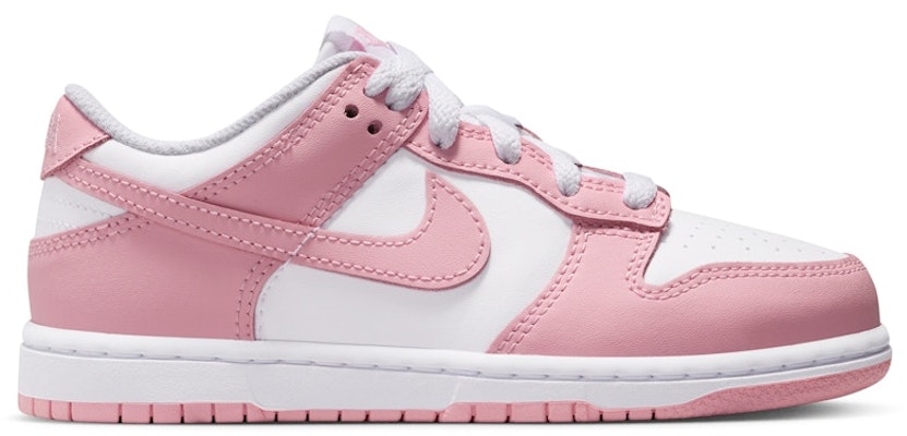 (Preschool) Nike Dunk Low White Medium Soft Pink FB9108-125 Buy (Preschool) Nike Dunk Low White Medium Soft Pink FB9108-125