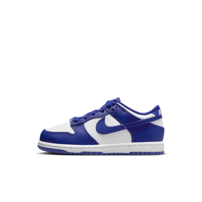 (Preschool) Nike Dunk Low White/University Red/Concord FB9108-106