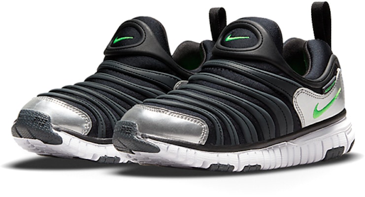 (PS) Nike Dynamo Free 'Hitam Dark Ash Metallic Chrome' 343738-028 Lookbook (PS) Nike Dynamo Free 'Hitam Dark Ash Metallic Chrome' 343738-028