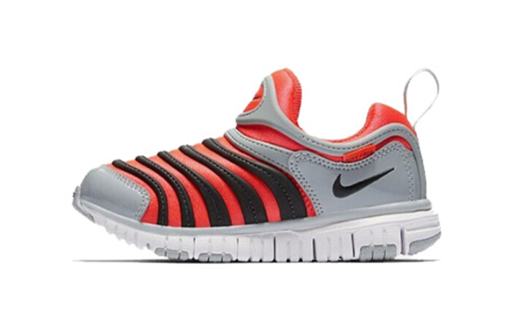 (Preschool) Nike Dynamo Free Marathon Running 'Grey Red' 343738-629