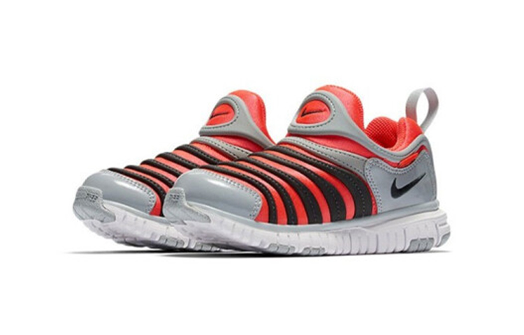 Lookbook 【BP幼兒】Nike Dynamo Free 拼接休閒運動鞋 灰紅