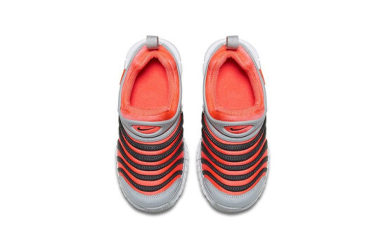 Shop 【BP幼兒】Nike Dynamo Free 拼接休閒運動鞋 灰紅