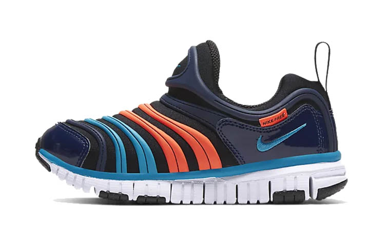 (Preschool) Nike Dynamo Free Sports Casual Shoes 'Black Dark Orangered' 343738-022