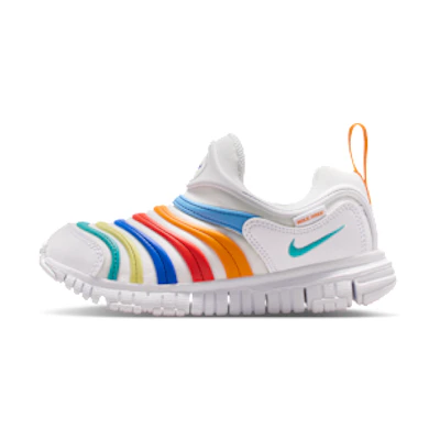 (PS) Nike Dynamo Free White/Limelight/Hyper Royal/Dusty Cactus