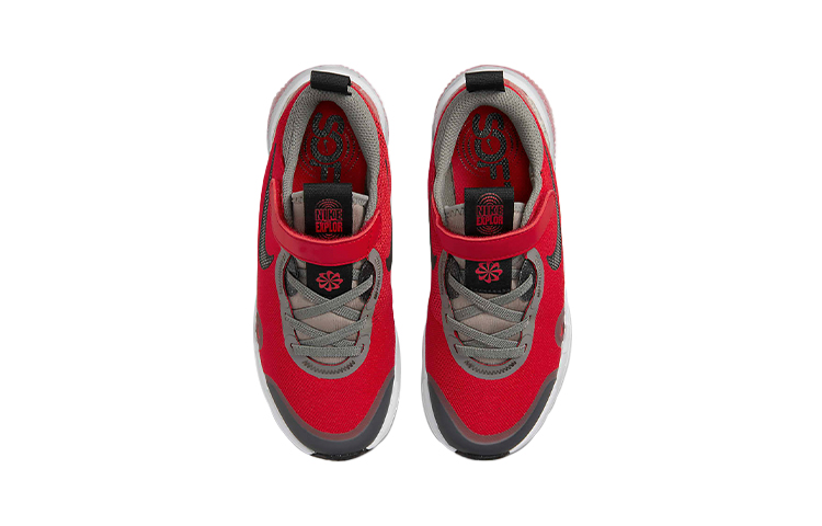 Shop BP幼童 Nike Explor Next Nature 低帮跑步鞋 紅色 可回收材料
