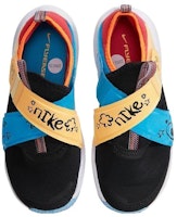 中童 Nike Flex Advance Br 防滑耐磨 低筒 兒童跑步鞋 黑藍黃 Lookbook 中童 Nike Flex Advance Br 防滑耐磨 低筒 兒童跑步鞋 黑藍黃