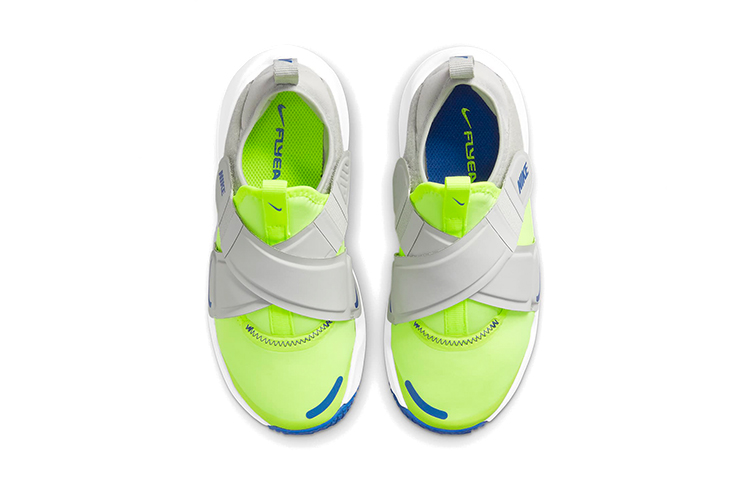 Shop 中童 Nike Flex Advance 低筒 兒童跑步鞋 綠灰