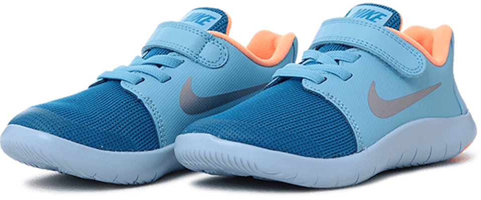 (Preschool) Nike Flex Contact 2 'Blue Infant' AH3449-401 Lookbook (Preschool) Nike Flex Contact 2 'Blue Infant' AH3449-401