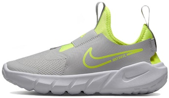 (Preschool) Nike Flex Runner 2 'Grey Fog Volt' DJ6040-005 (Preschool) Nike Flex Runner 2 'Grey Fog Volt' DJ6040-005