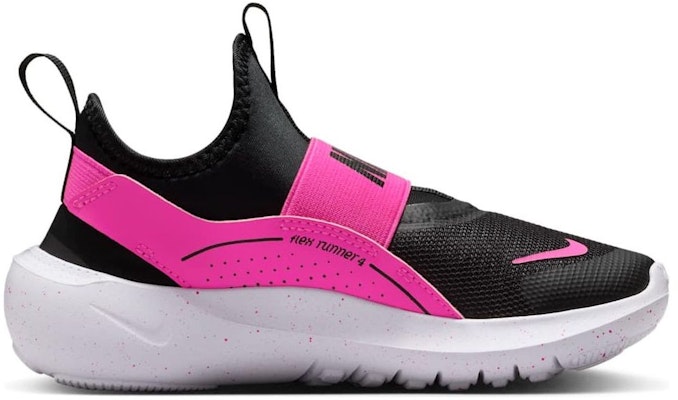 (Preschool) Nike Flex Runner 4 'Black Laser Fuchsia' IF2894-604 Details for (Preschool) Nike Flex Runner 4 'Black Laser Fuchsia' IF2894-604