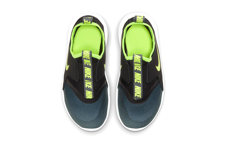 Shop (PS) Nike Flex Runner ''Smoke Grey Volt'' Sneakers AT4663-019