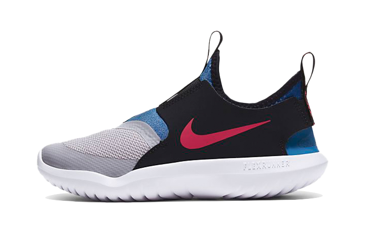 Buy BP幼童耐吉Flex Runner灰藍黑