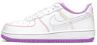 Buy 中童 Nike Air Force 1 Low 拼接復古休閒 低筒 兒童運動鞋 白紫
