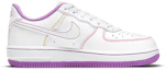 Order 中童 Nike Air Force 1 Low 拼接復古休閒 低筒 兒童運動鞋 白紫