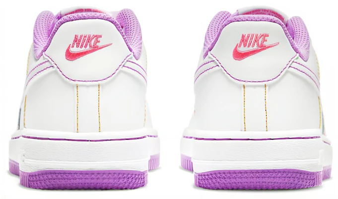 中童 Nike Air Force 1 Low 拼接復古休閒 低筒 兒童運動鞋 白紫 Purchase 中童 Nike Air Force 1 Low 拼接復古休閒 低筒 兒童運動鞋 白紫