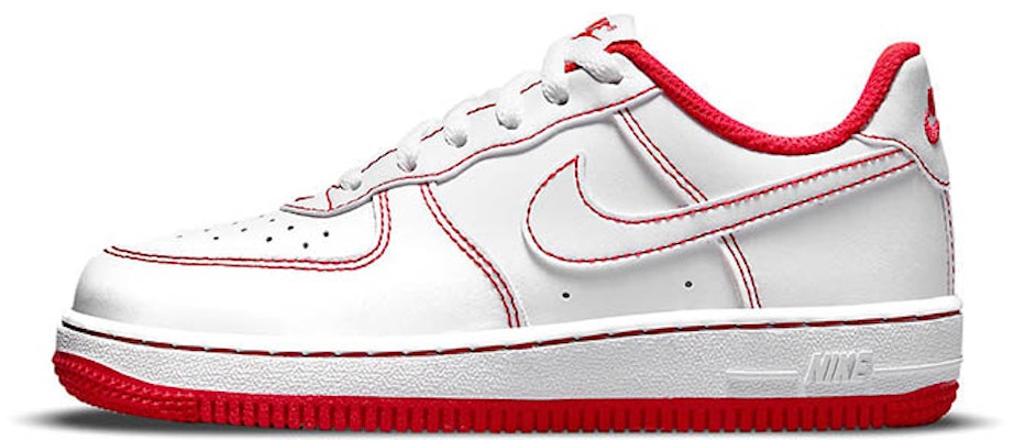 (PS) Nike Force 1 'Jahitan Kontras - Putih Merah Universitas' DC9672-100 Buy (PS) Nike Force 1 'Jahitan Kontras - Putih Merah Universitas' DC9672-100
