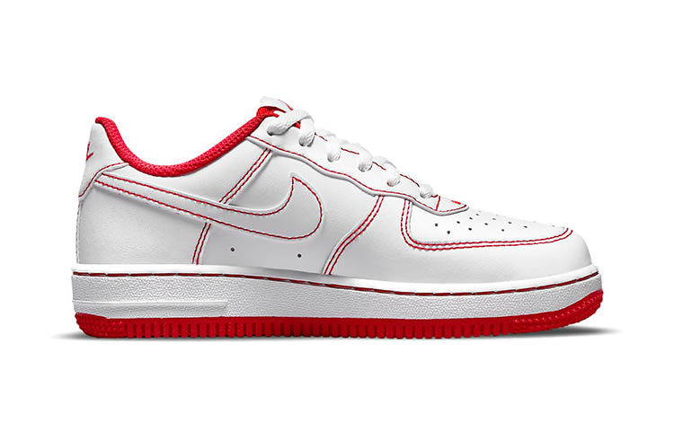 (PS) Nike Force 1 'Contrast Stitch - White University Red' 圖 2