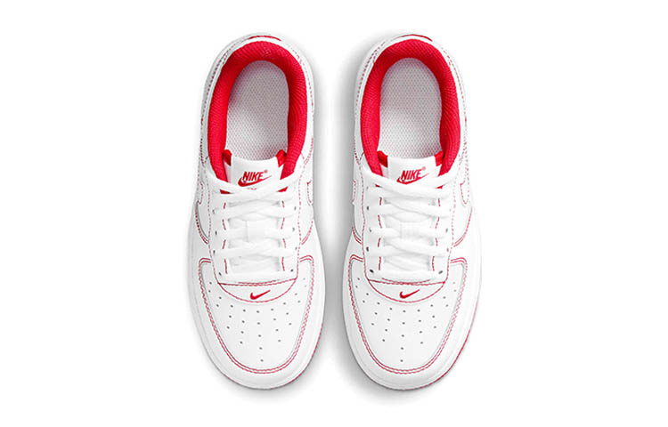 (PS) Nike Force 1 'Contrast Stitch - White University Red' 圖 4
