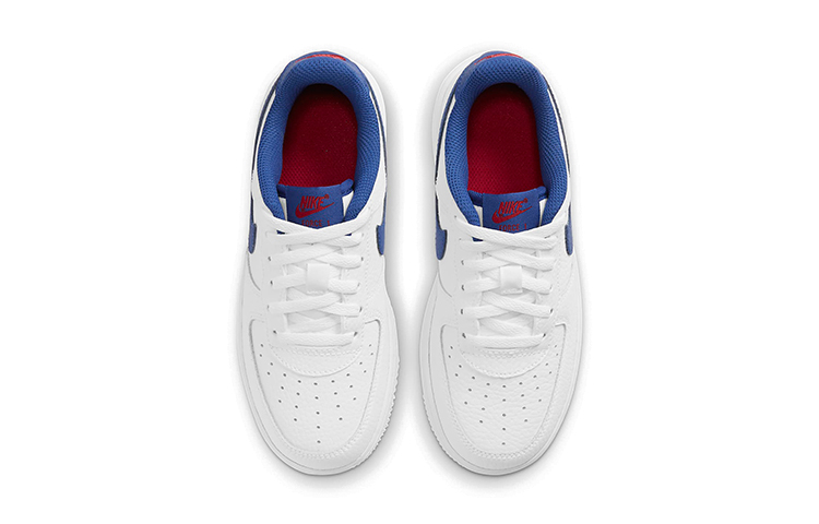 Shop 中童 Nike Air Force 1 Low 休閒 耐磨減震 低幫 兒童板鞋 白藍