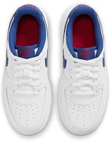 中童 Nike Air Force 1 Low 休閒 耐磨減震 低幫 兒童板鞋 白藍 Shop 中童 Nike Air Force 1 Low 休閒 耐磨減震 低幫 兒童板鞋 白藍