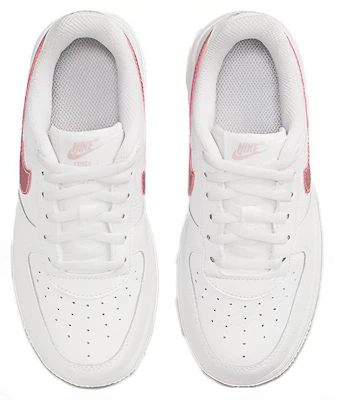 中童 Nike Air Force 1 Low 耐磨防滑 低筒 板鞋 白粉紅色 Shop 中童 Nike Air Force 1 Low 耐磨防滑 低筒 板鞋 白粉紅色
