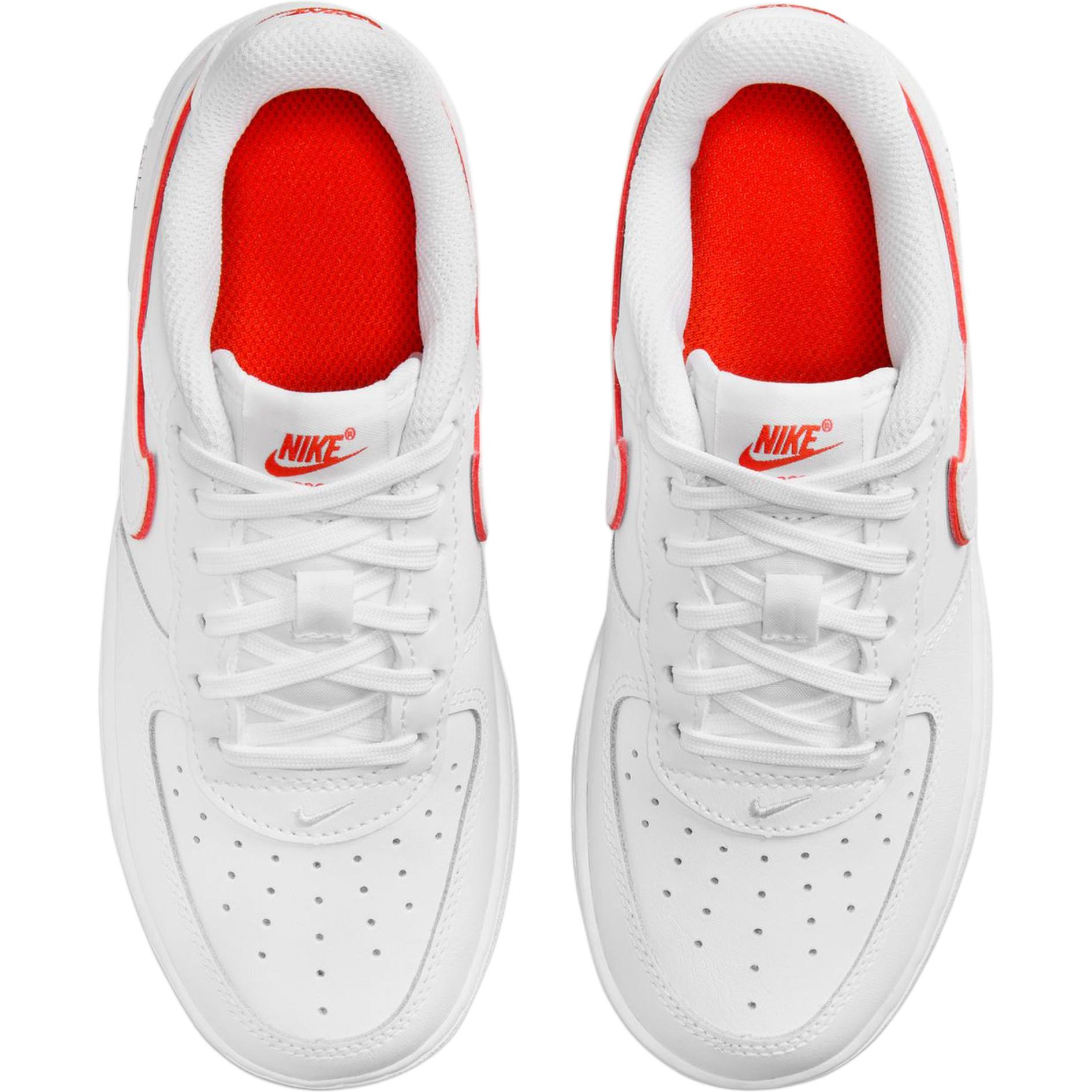 Lookbook (PS) ナイキ フォース 1 '07 白/ピカンチレッド FJ3484-101