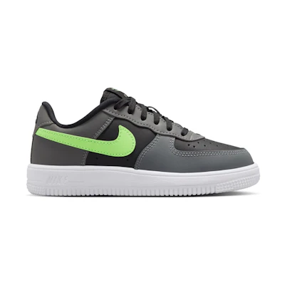 (PS) Nike Force 1 Low Black Smoke Grey Lime Blast