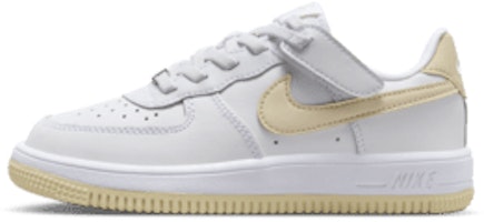 (Preschool) Nike Force 1 Low Easy On White/White/Light Khaki FN0237-118 (Preschool) Nike Force 1 Low Easy On White/White/Light Khaki FN0237-118