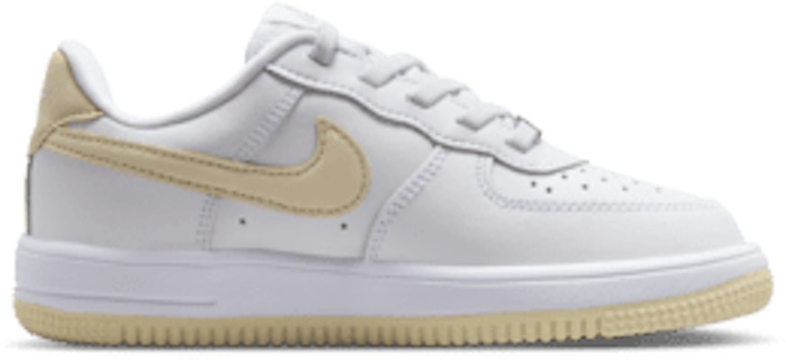 (Preschool) Nike Force 1 Low Easy On White/White/Light Khaki FN0237-118 Lookbook (Preschool) Nike Force 1 Low Easy On White/White/Light Khaki FN0237-118