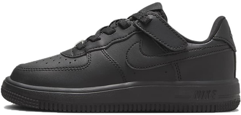 (Preschool) Nike Force 1 Low EasyOn 'Triple Black' FN0237-001 Purchase (Preschool) Nike Force 1 Low EasyOn 'Triple Black' FN0237-001
