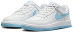 Lookbook (PS) Nike Force 1 Rendah EasyOn 'Putih Aquarius Biru' FN0237-107